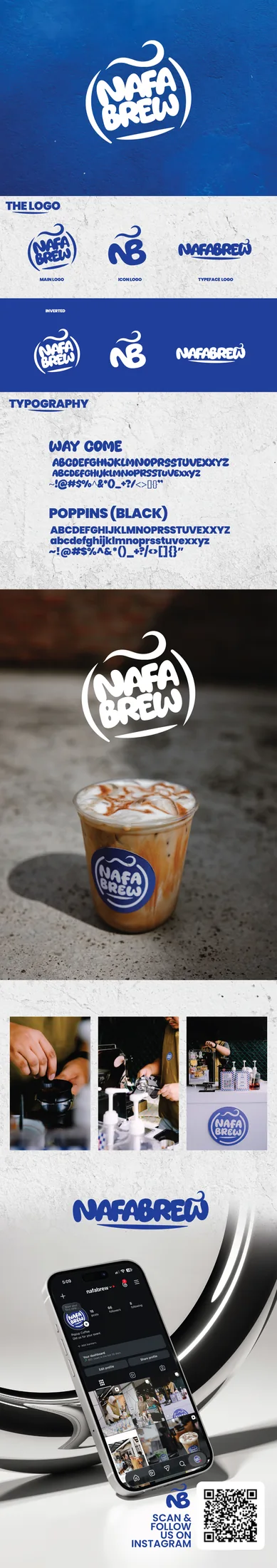 Nafa Brew brand identity presentation